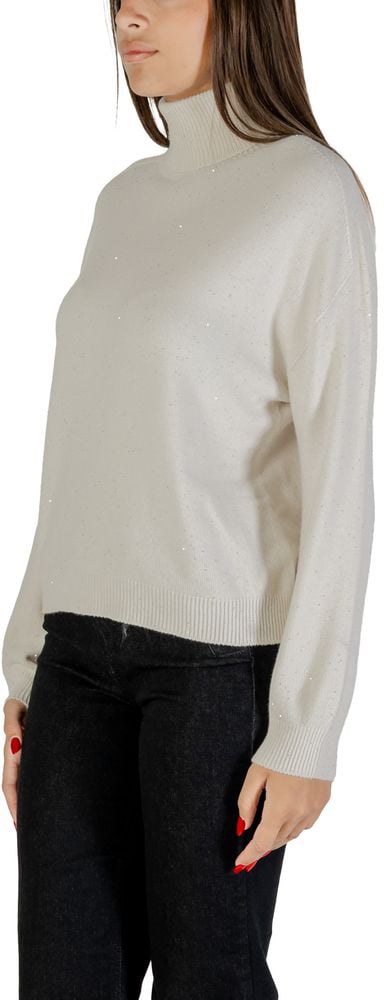 Liu Jo White Viscose Sweatshirt Groen