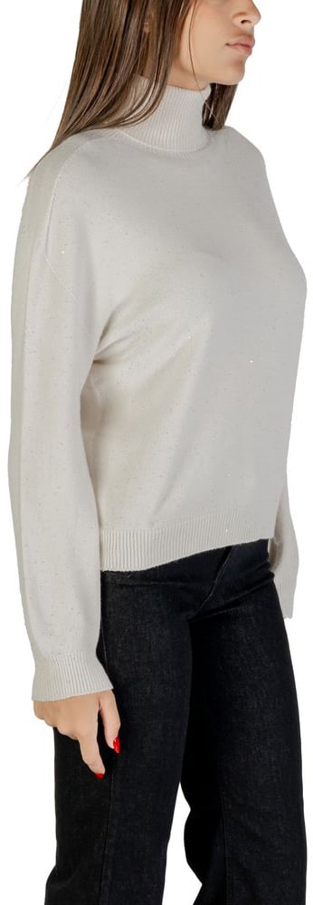 Liu Jo White Viscose Sweatshirt Groen