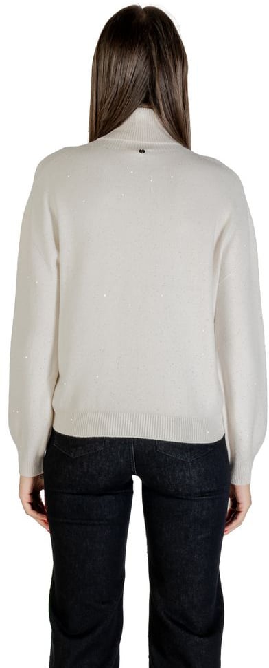 Liu Jo White Viscose Sweatshirt Groen