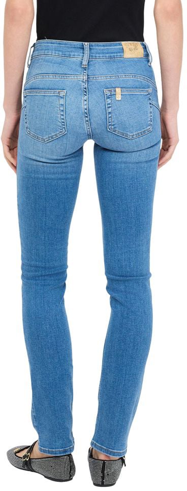 Liu Jo Light Blue Cotton Skinny Jeans Blauw