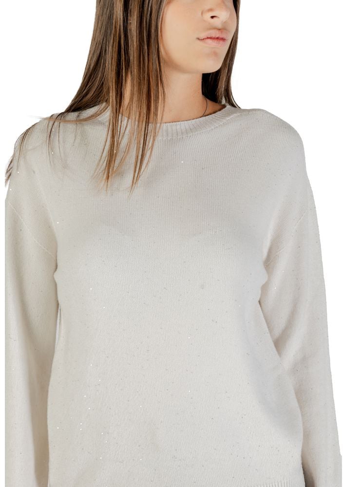 Liu Jo Liu Jo White Viscose Sweatshirt Wit