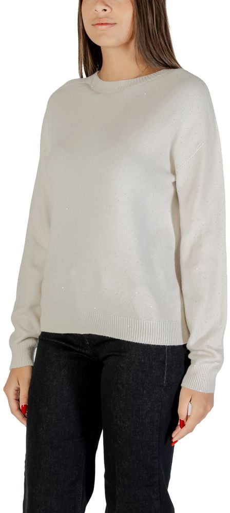 Liu Jo Liu Jo White Viscose Sweatshirt Wit