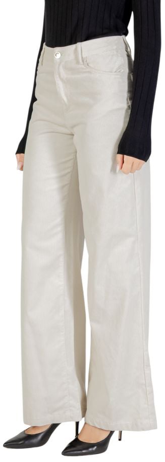 Liu Jo Beige Cotton Casual Pants Beige