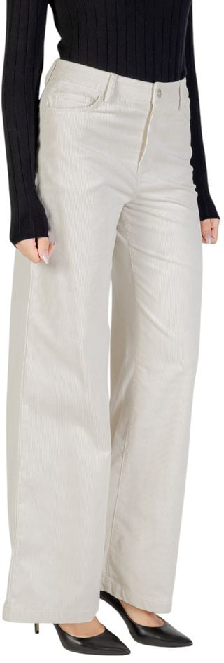 Liu Jo Beige Cotton Casual Pants Beige