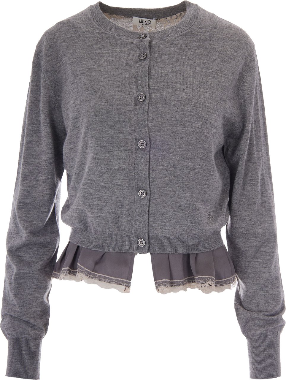 Liu Jo Sweaters Grigio Md.Melange Grijs