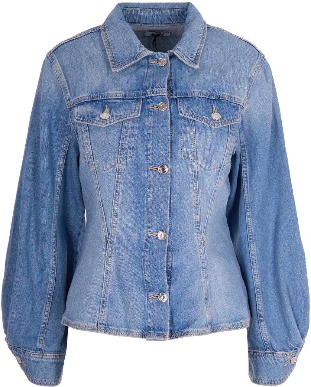 Liu Jo Coats Den.Blue Reverse Was Blauw