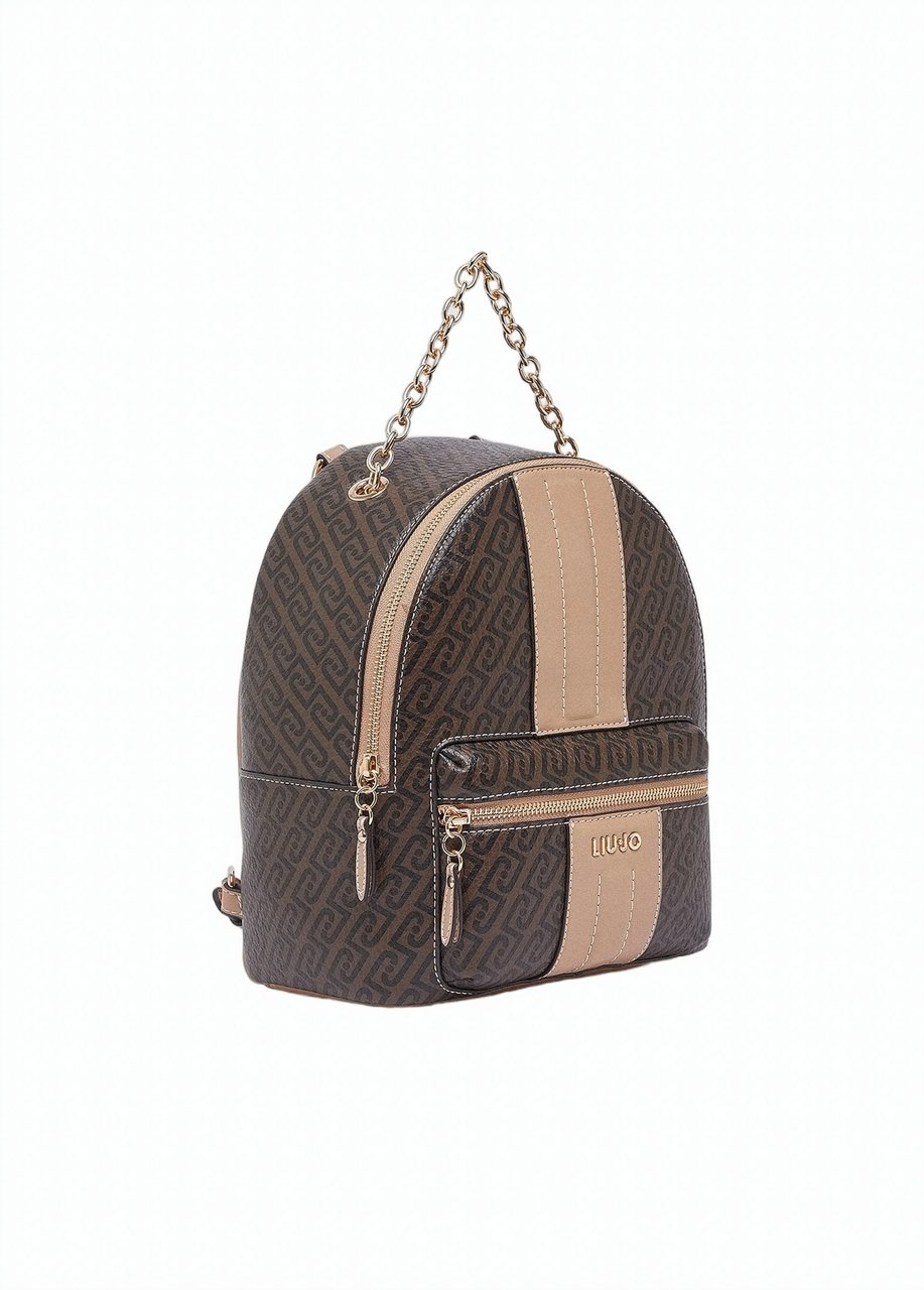 Liu Jo Drummed Print Backpack Bruin