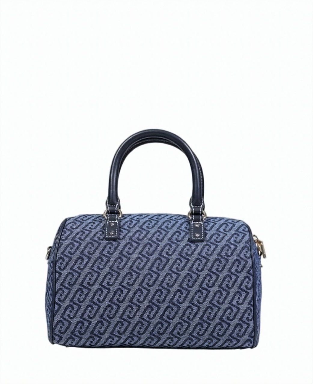Liu Jo Logo Faux Leather Shoulder Bag Blauw