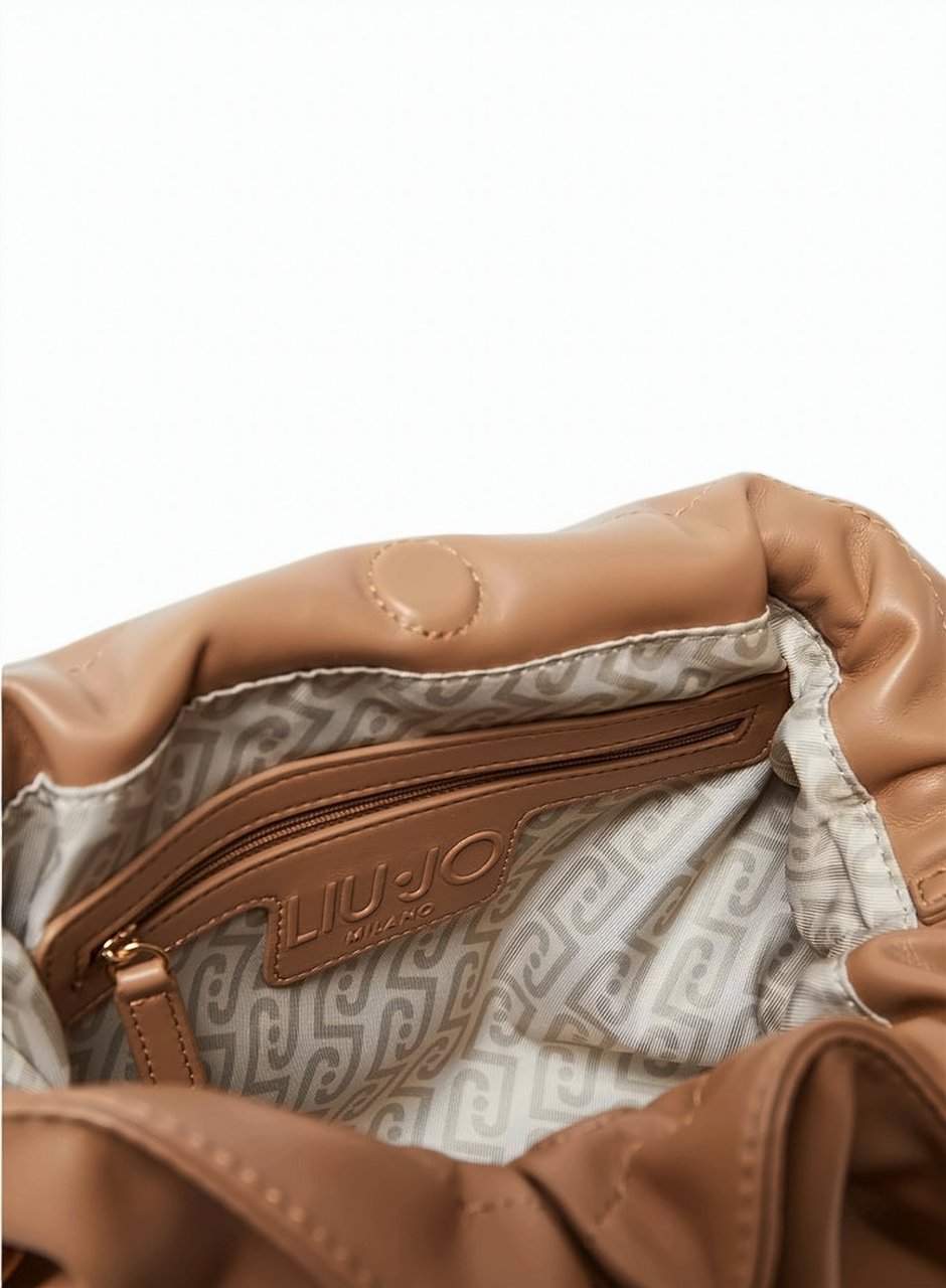 Liu Jo Riccy Medium Shoulder Bag Neutraal