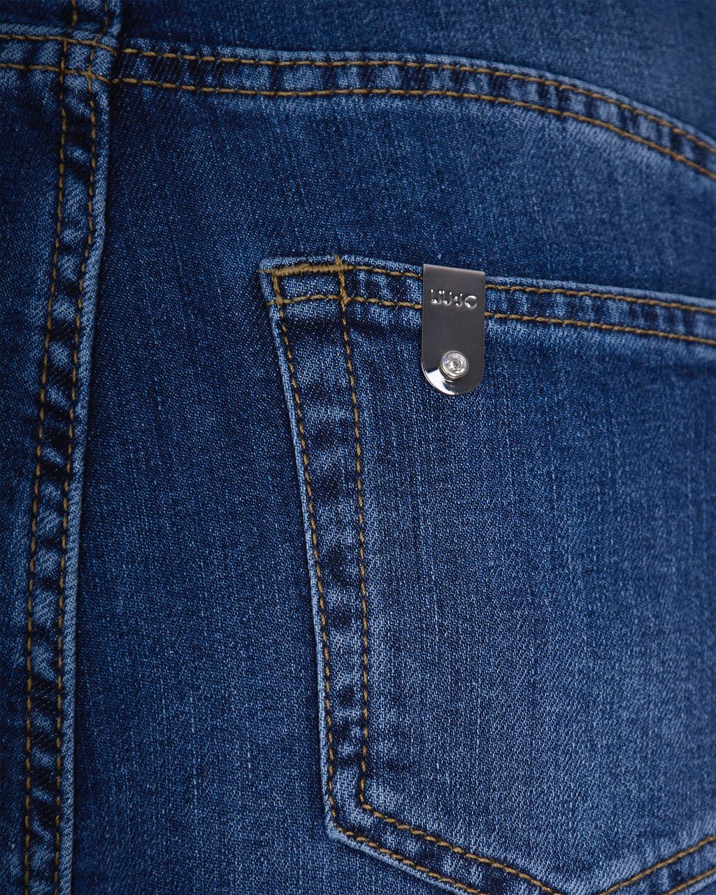 Liu Jo Jeans Den.Blue Dk.Buttons Blauw