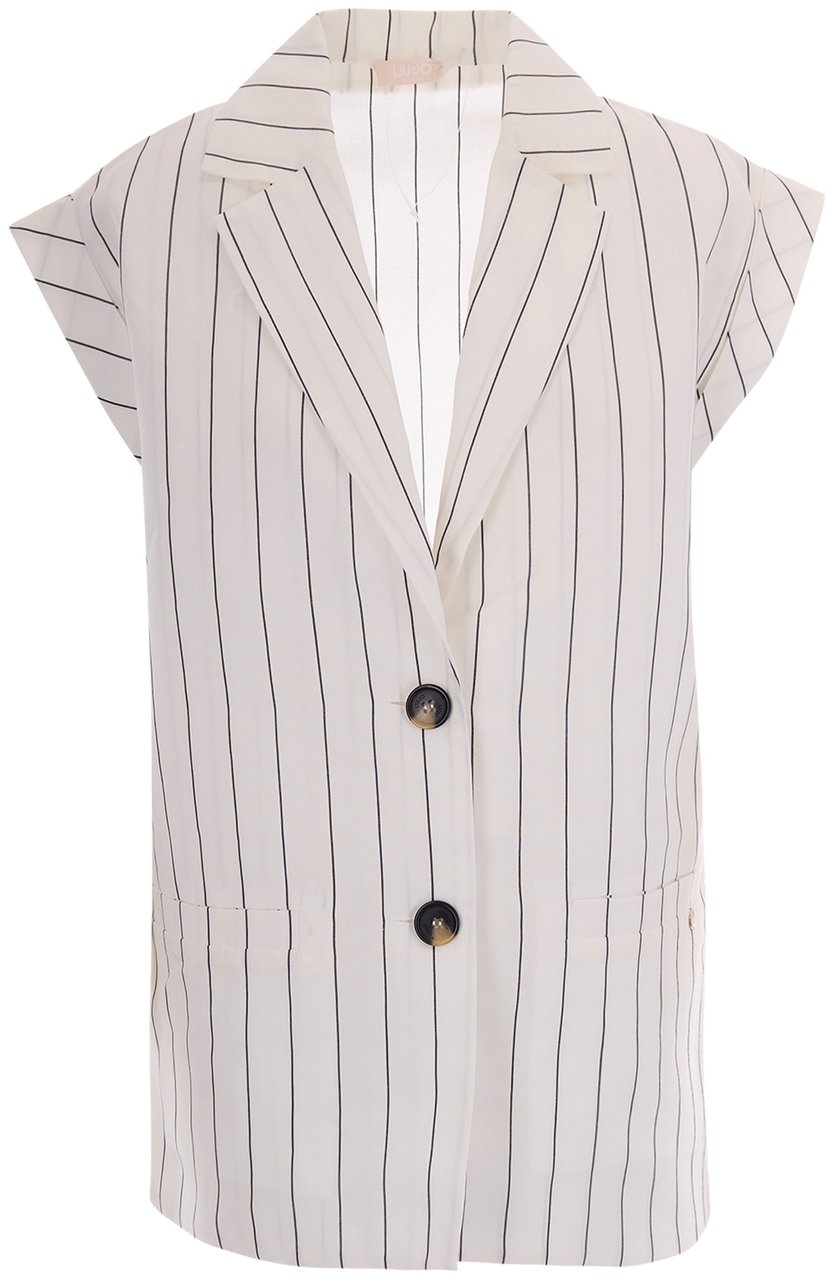 Liu Jo Jackets Bianco Lana/Nero Wit