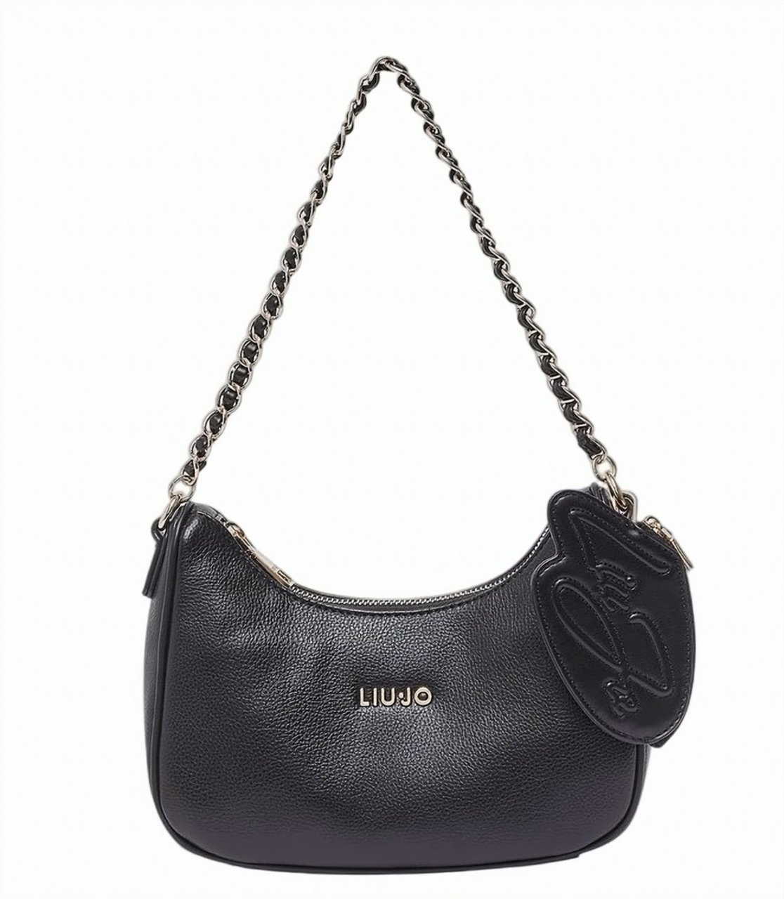 Liu Jo Small Hobo Chain Shoulder Bag Grijs