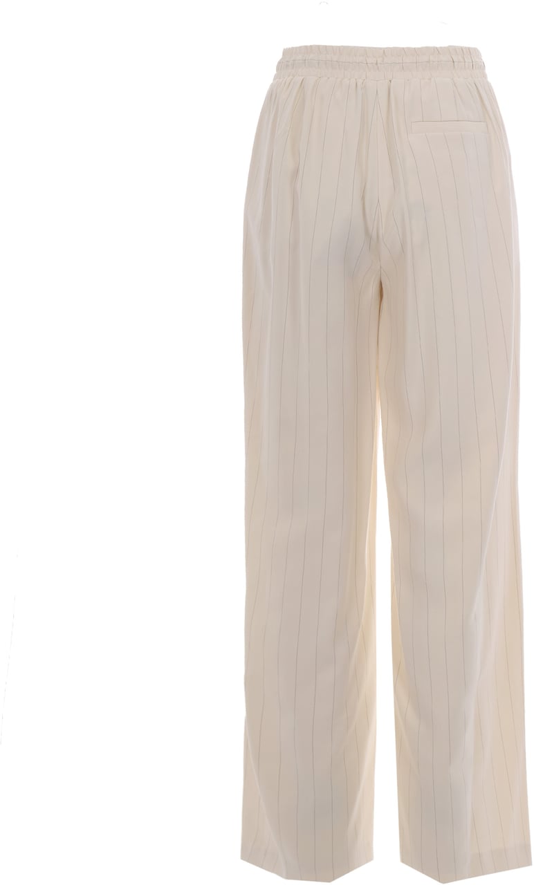 Liu Jo Trousers Cremino Stripe Wit