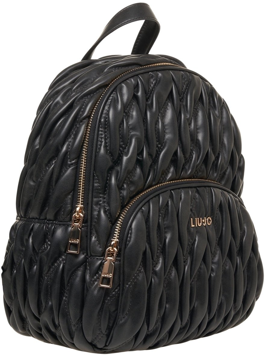 Liu Jo Quilted backpack 'Aide' Zwart