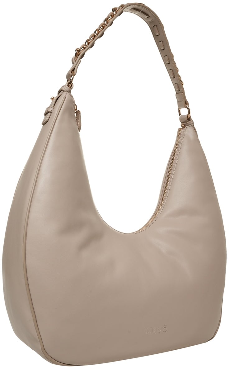 Liu Jo Shoulder bag with chain shoulder strap Beige