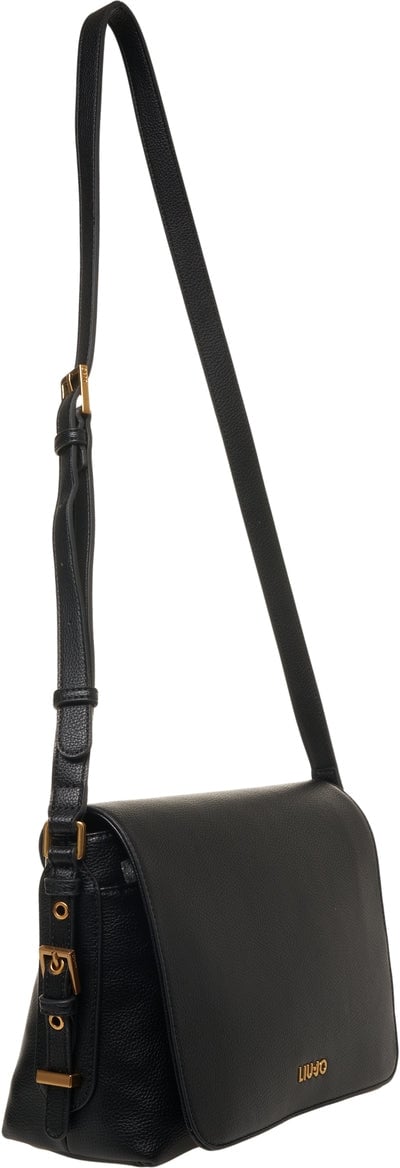 Liu Jo Crossbody with Logo details Zwart