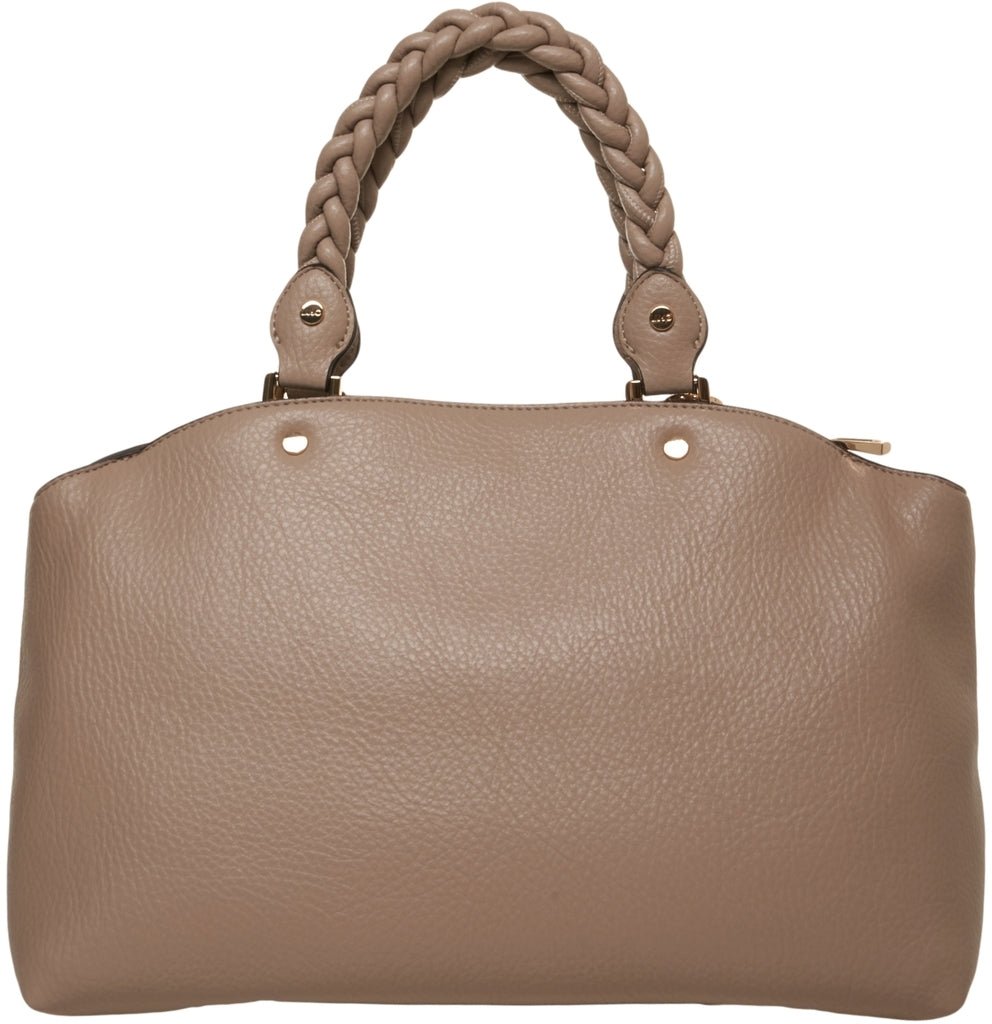 Liu Jo Grained leather shopper 'Fluida' Beige