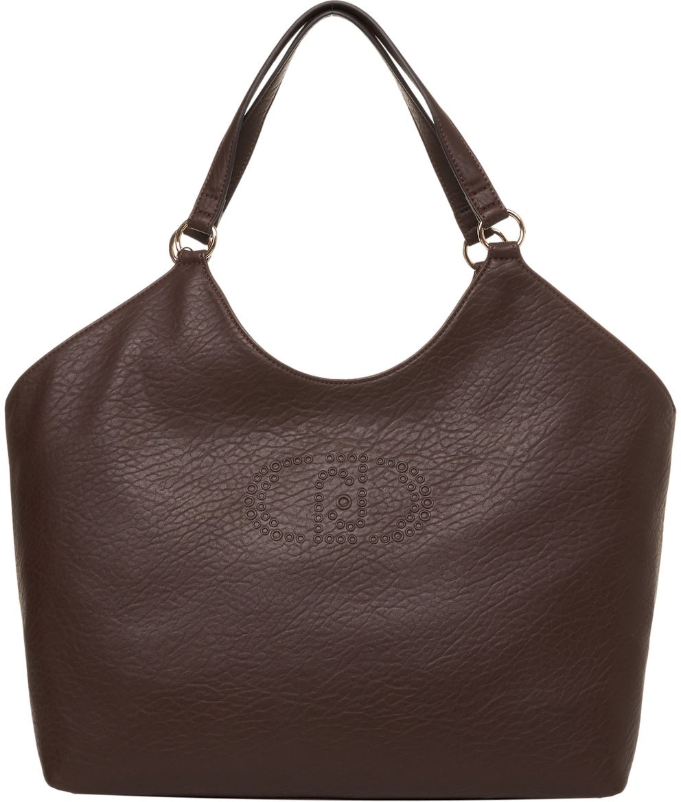 Liu Jo Faux Leather Handbag Bruin