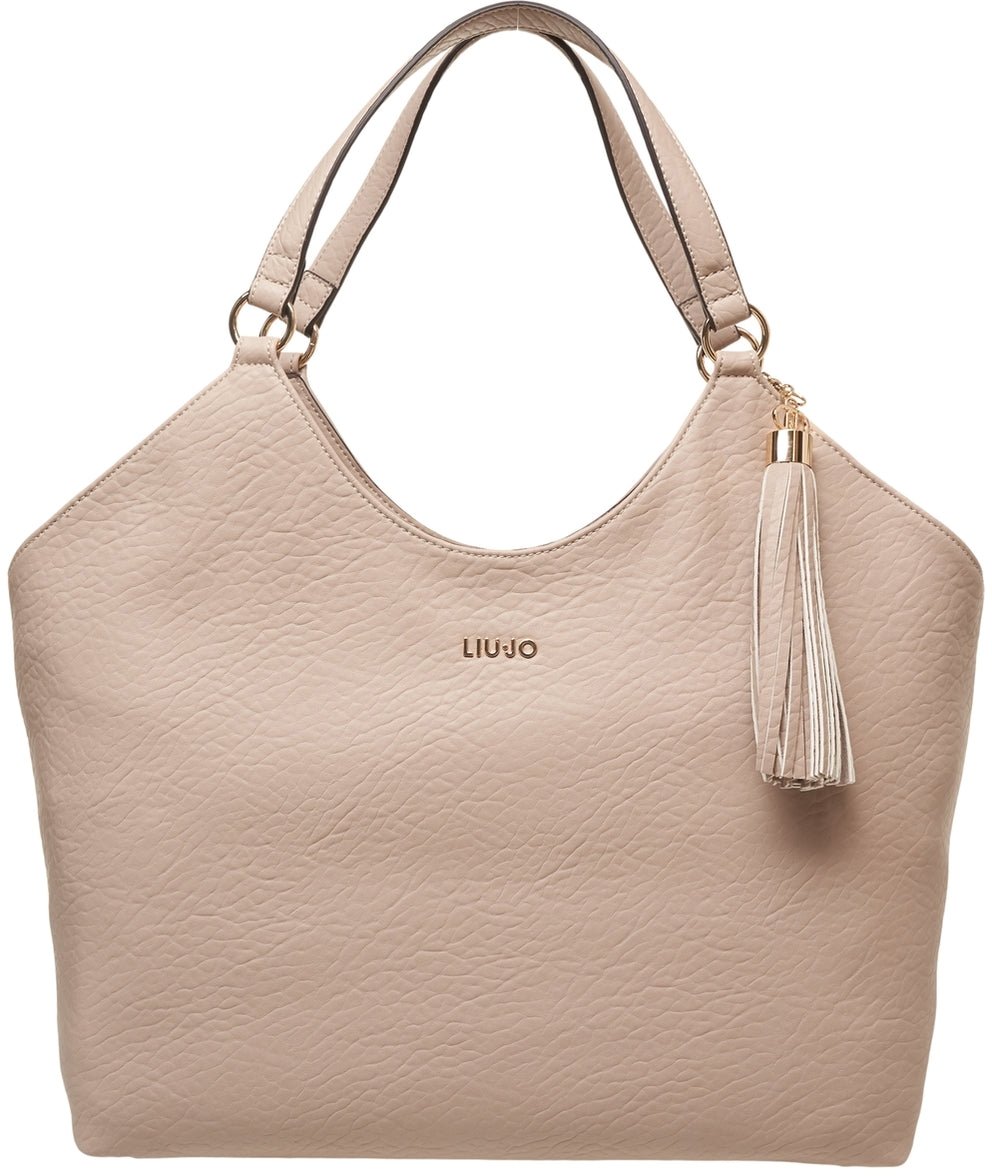 Liu Jo Faux Leather Handbag Beige