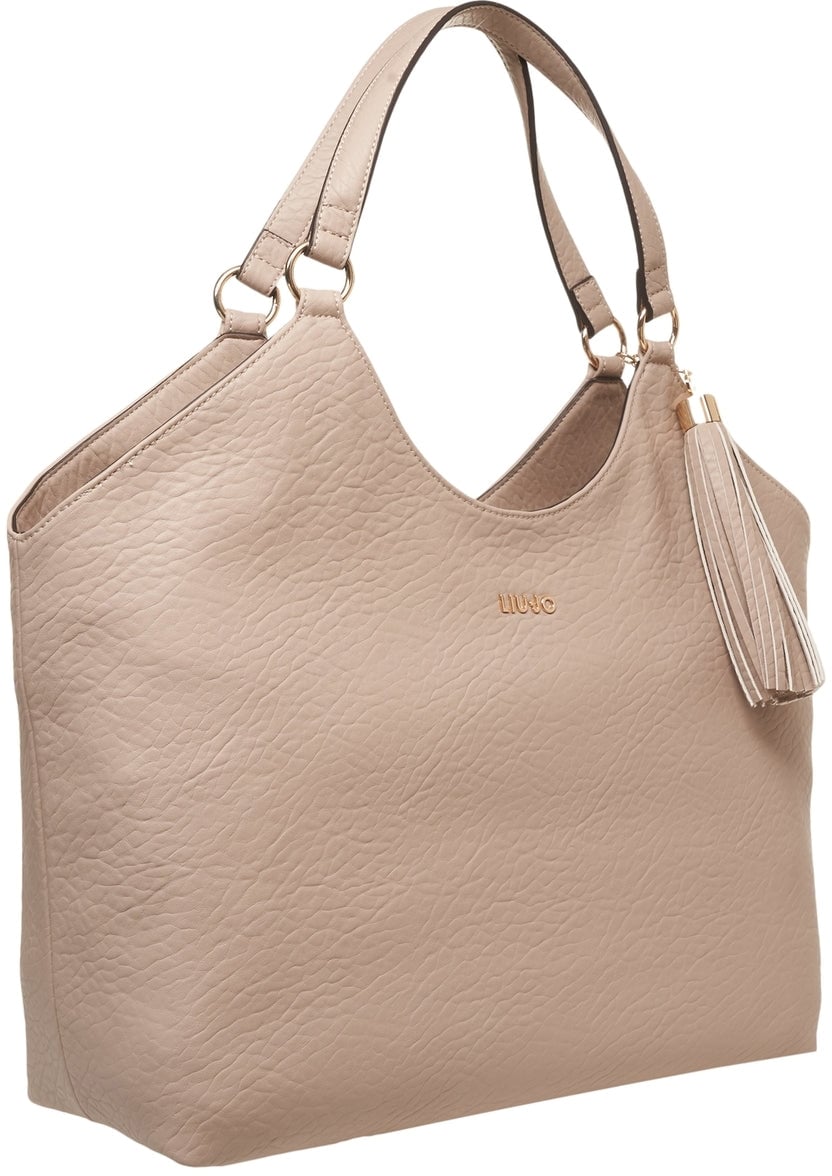 Liu Jo Faux Leather Handbag Beige