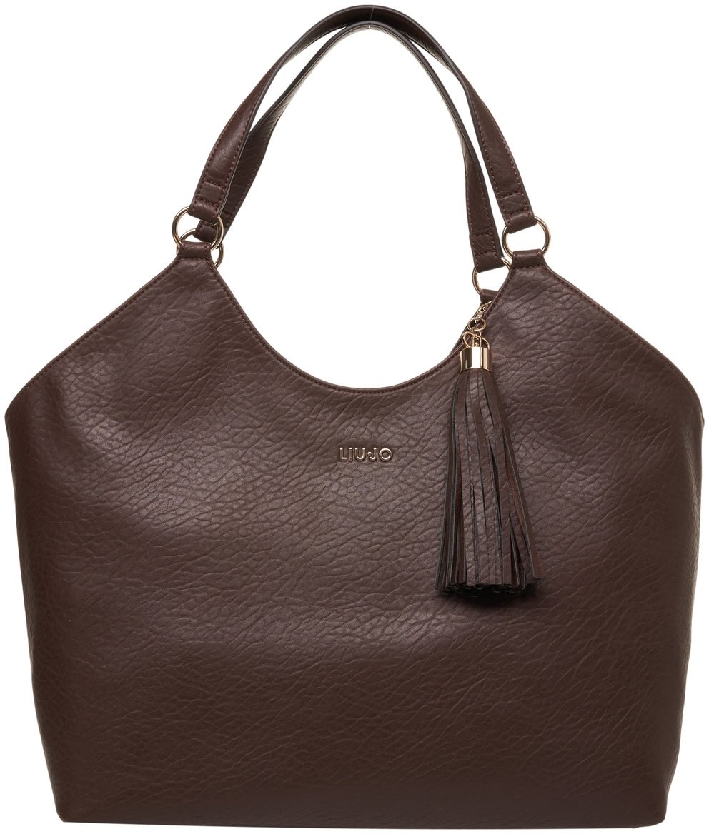 Liu Jo Faux Leather Handbag Bruin