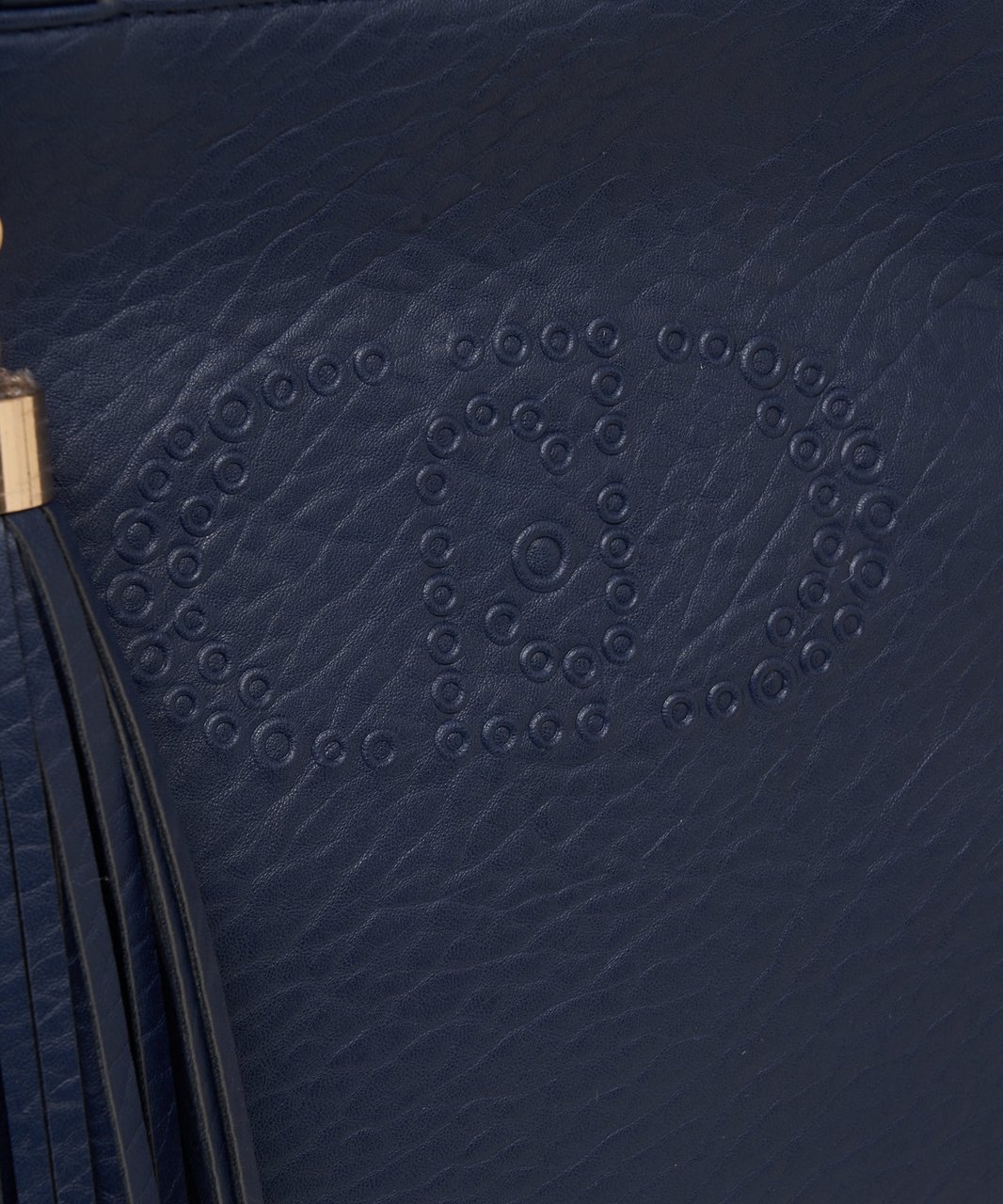 Liu Jo Bag in faux leather with logo embossing Blauw