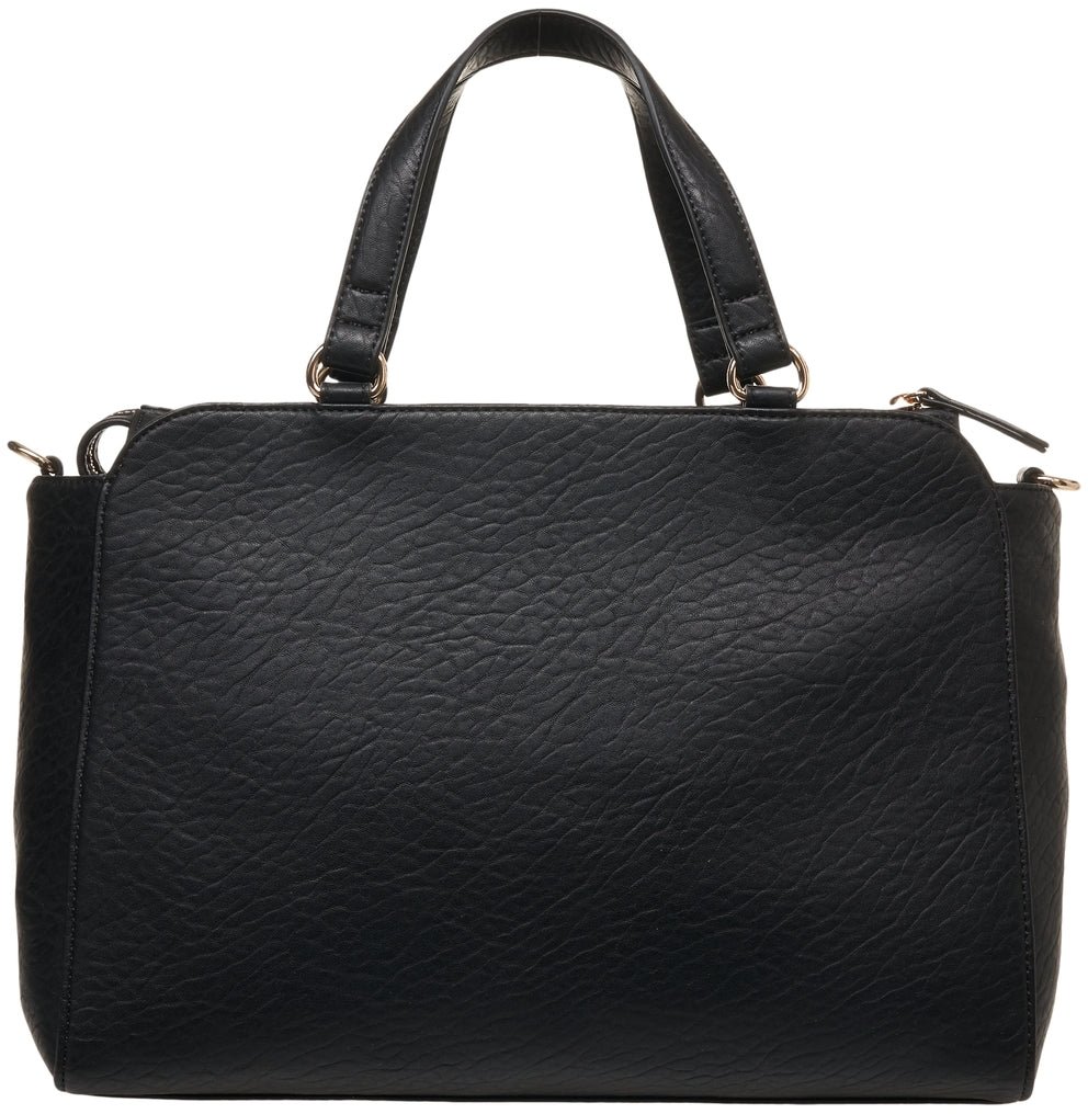 Liu Jo Bag in faux leather with logo embossing Zwart