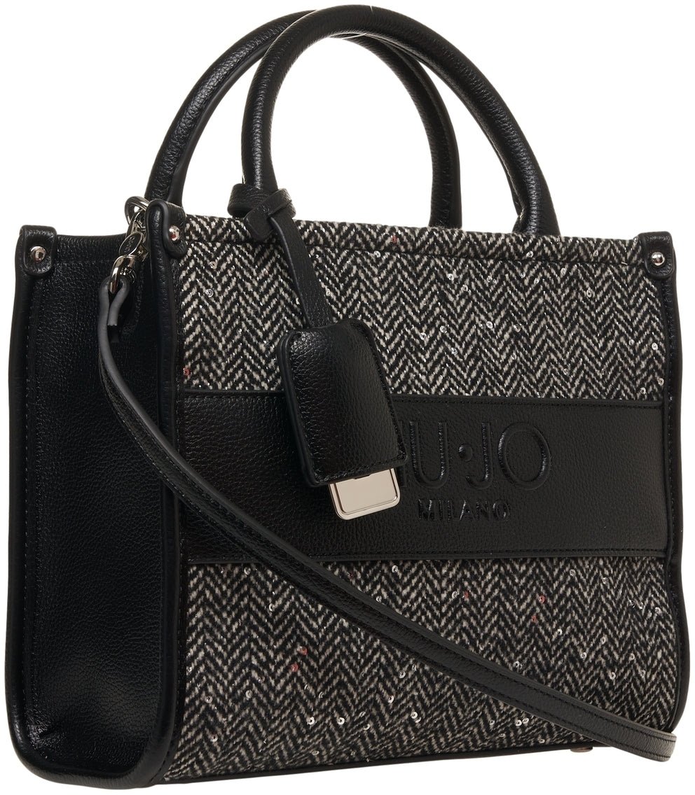 Liu Jo Handbag with logo lettering Zwart