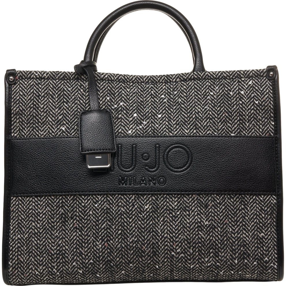 Liu Jo Textile shopper bag Zwart
