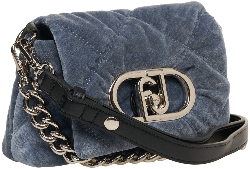 Liu Jo Quilted crossbody bag 'LaPuffy' Blauw
