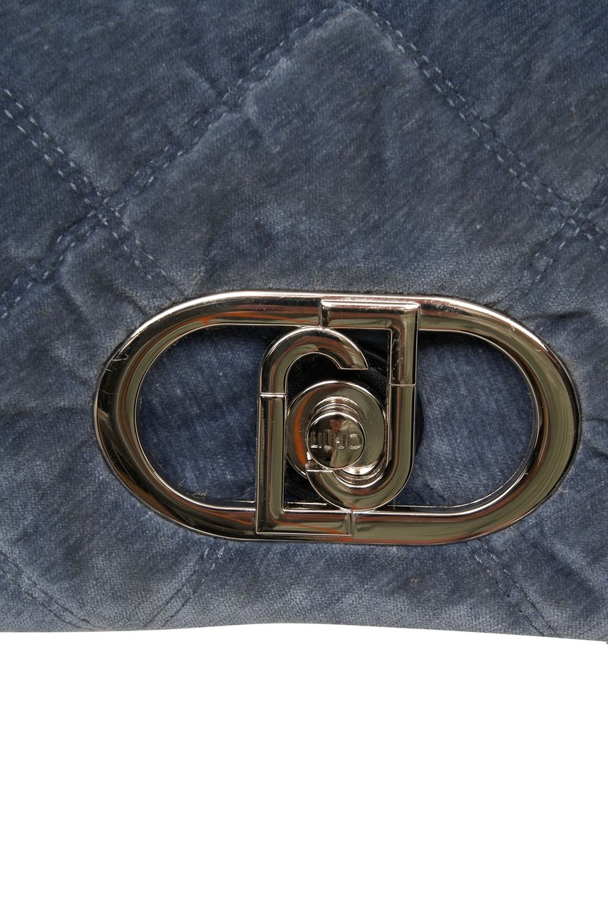 Liu Jo Quilted crossbody bag 'LaPuffy' Blauw