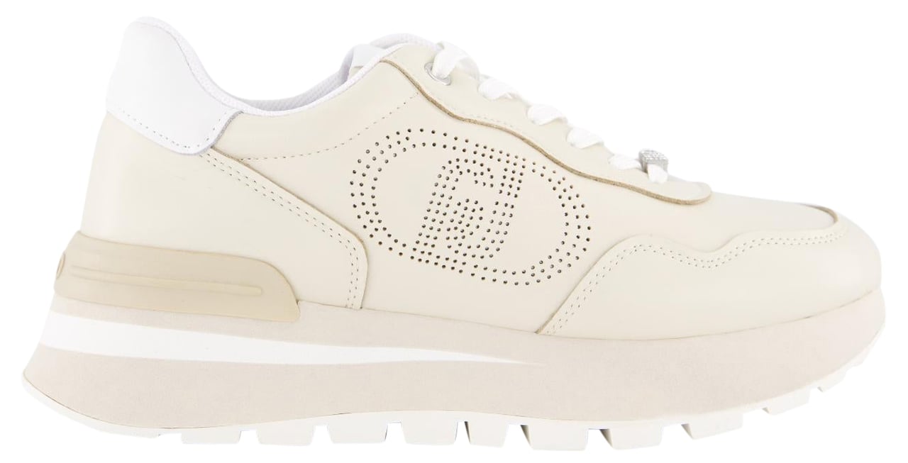 Liu Jo Dames Amazing 20 Sneaker Off White Wit