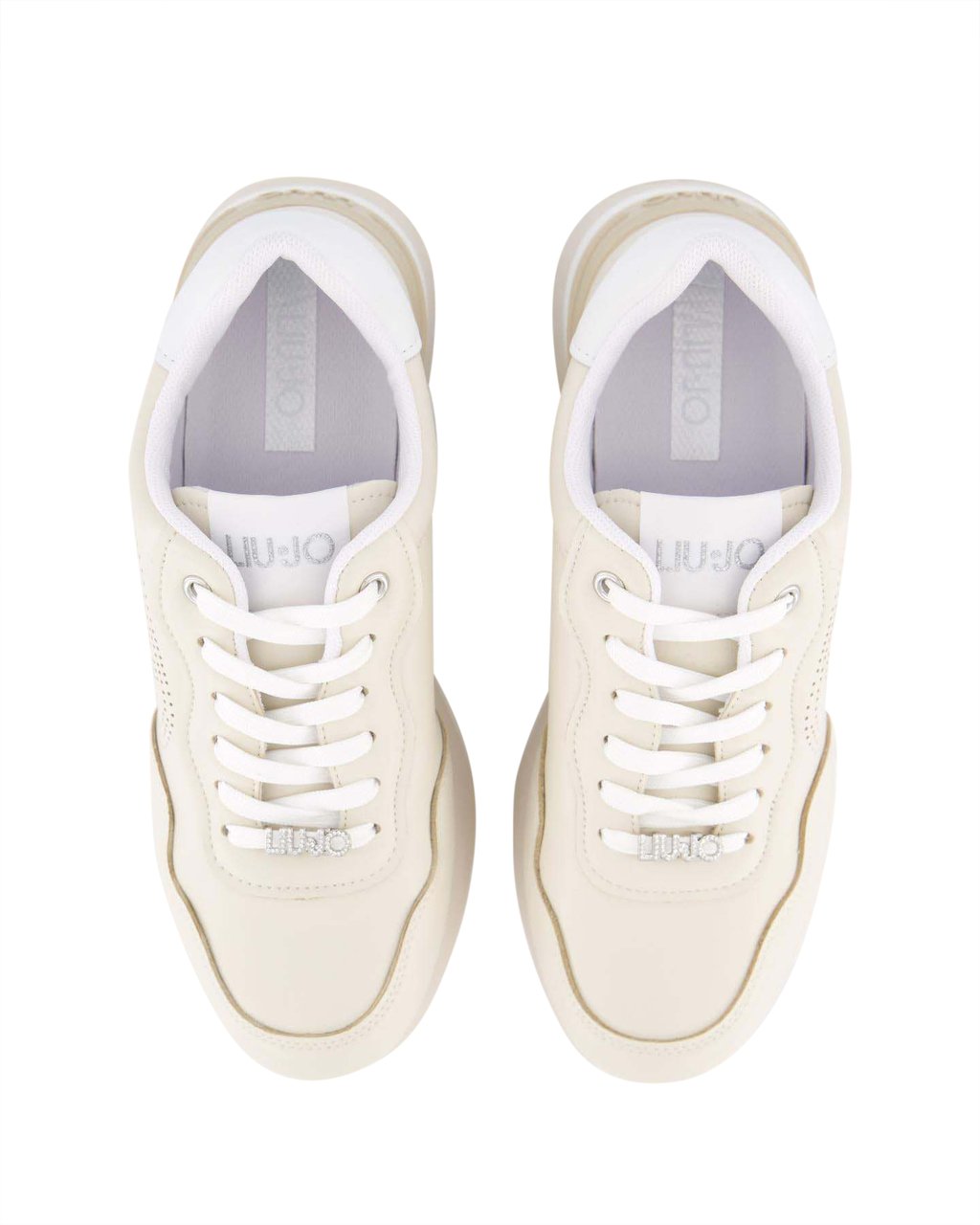 Liu Jo Dames Amazing 20 Sneaker Off White Wit