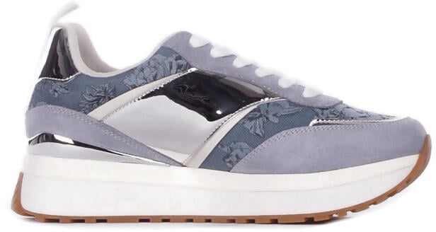 Liu Jo Sneakers Denim Blauw