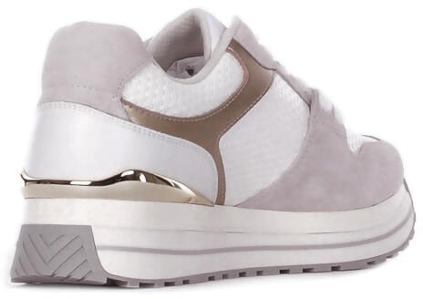 Liu Jo Sneakers White Gold Wit