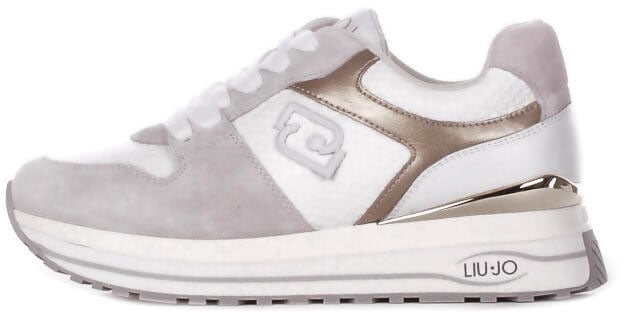 Liu Jo Sneakers White Gold Wit
