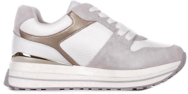 Liu Jo Sneakers White Gold Wit