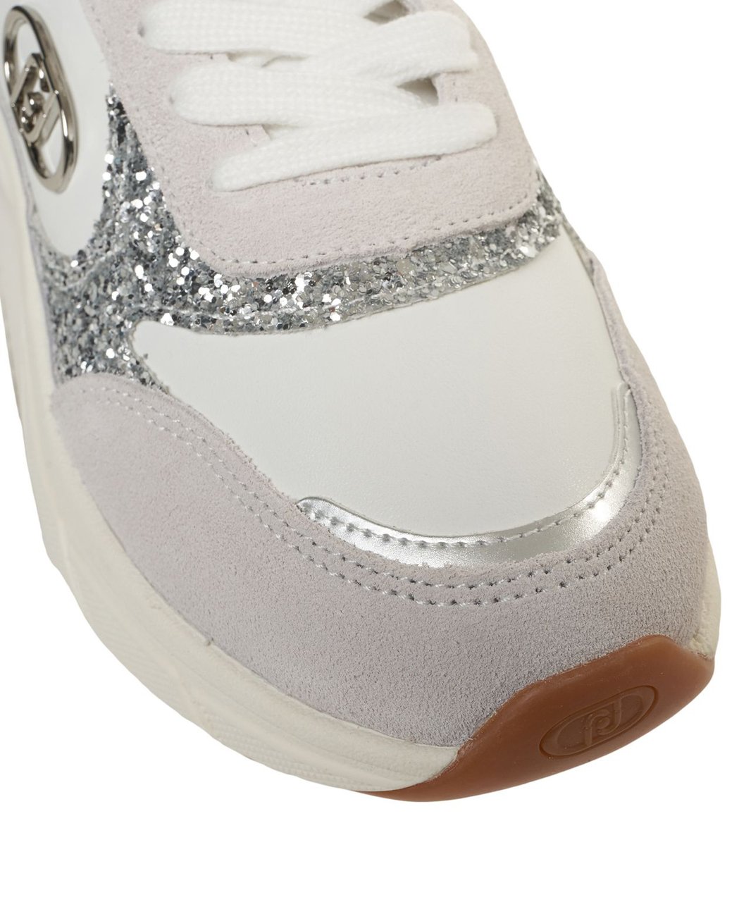 Liu Jo Sneakers with glitter Zilver