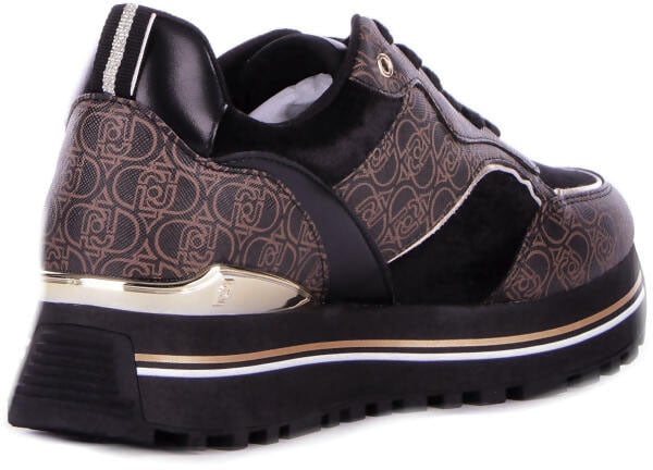 Liu Jo Sneakers Nero Marrone Divers