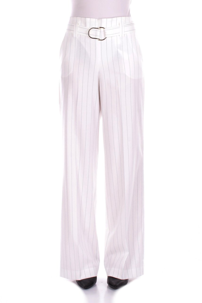 Liu Jo Trousers White Bluette Blauw