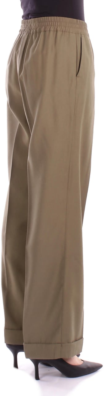 Liu Jo Trousers Green Donkergroen