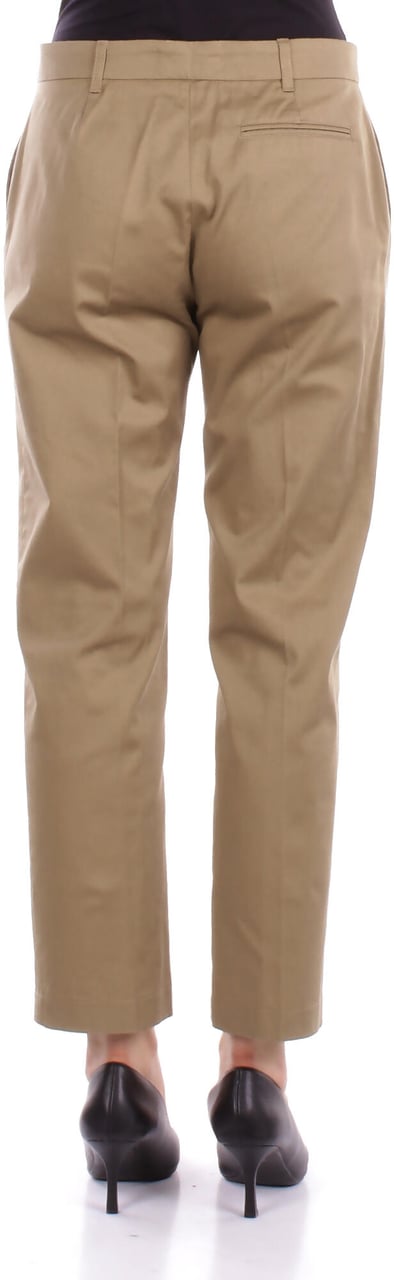 Liu Jo Trousers Green Beige