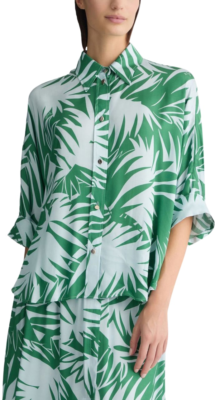 Liu Jo Shirts Felci Pturq Wjungl Divers