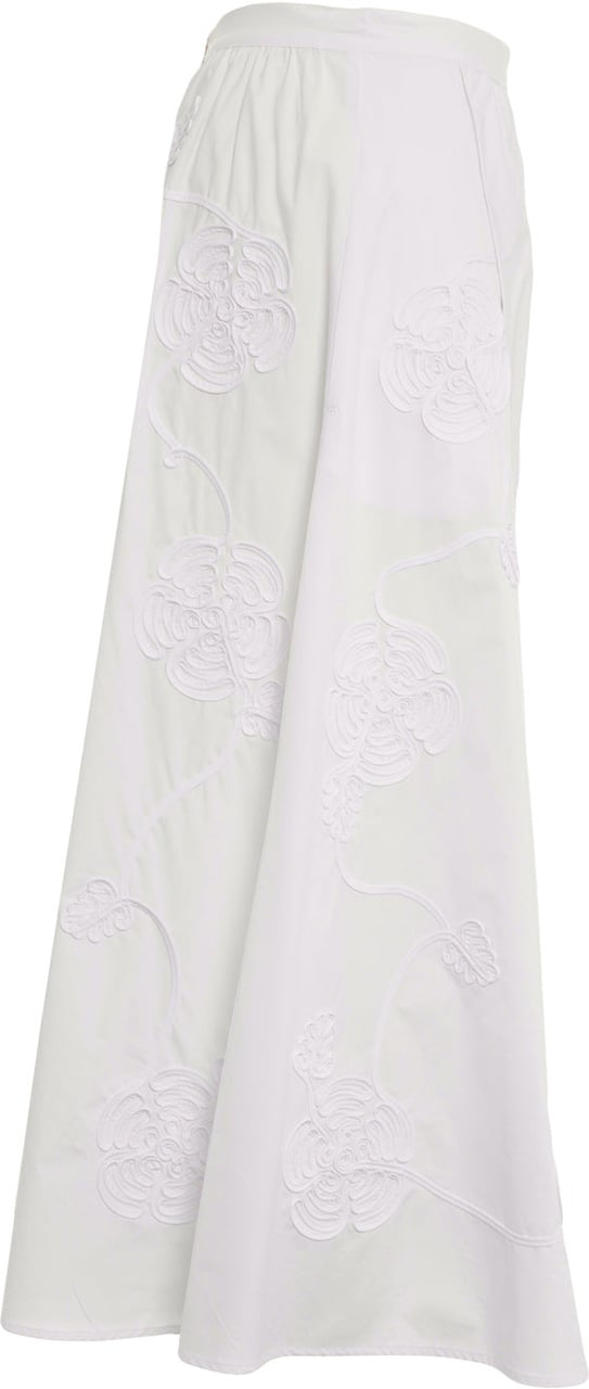 Liu Jo Poplin maxi skirt Wit