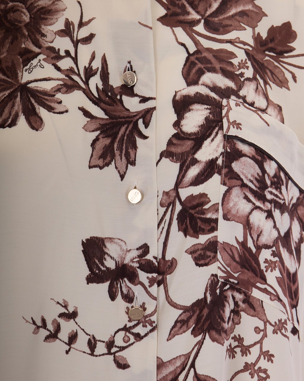 Liu Jo Shirts Choco Ramage Wit
