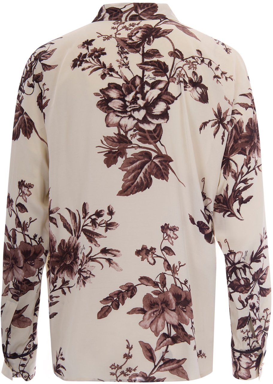 Liu Jo Shirts Choco Ramage Wit