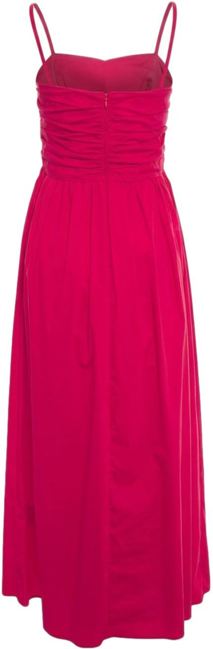 Liu Jo Poplin maxi dress Rood