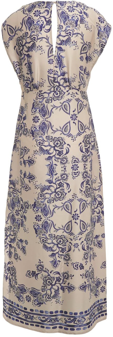 Liu Jo Maxi dress with floral print Blauw