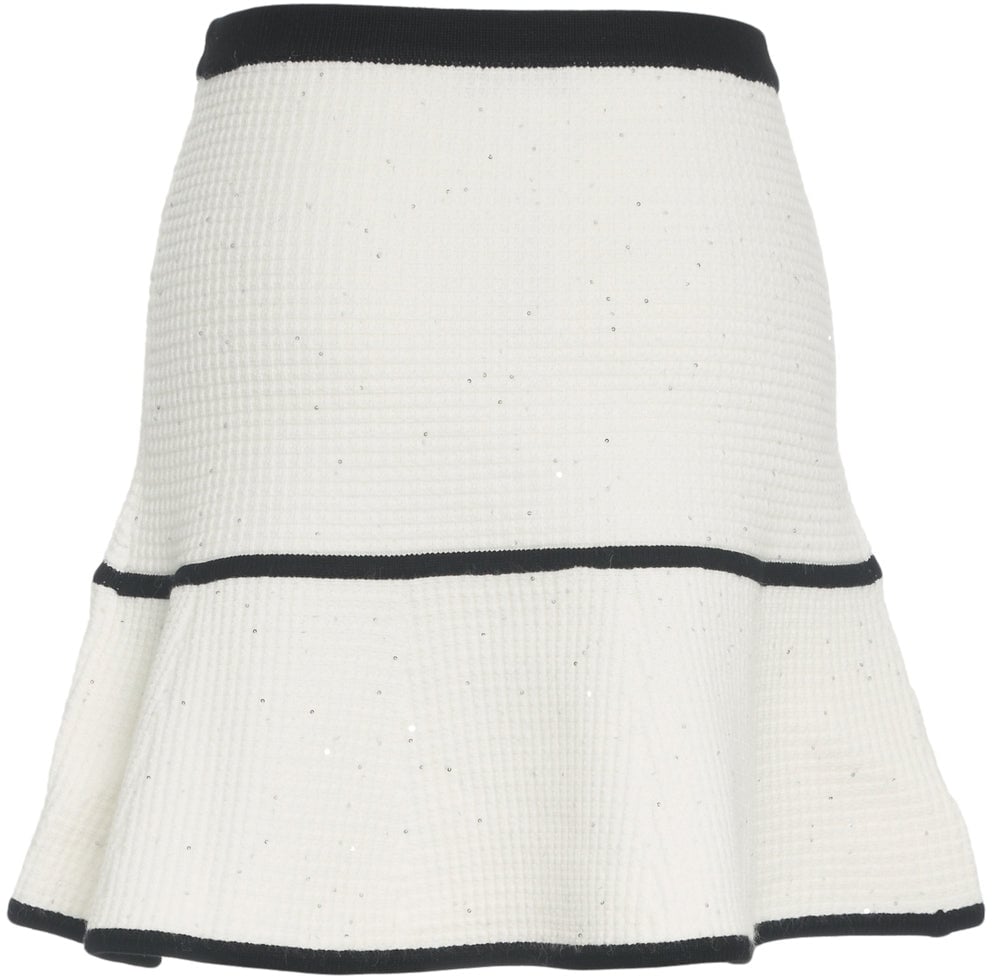 Liu Jo Knit mini skirt Wit
