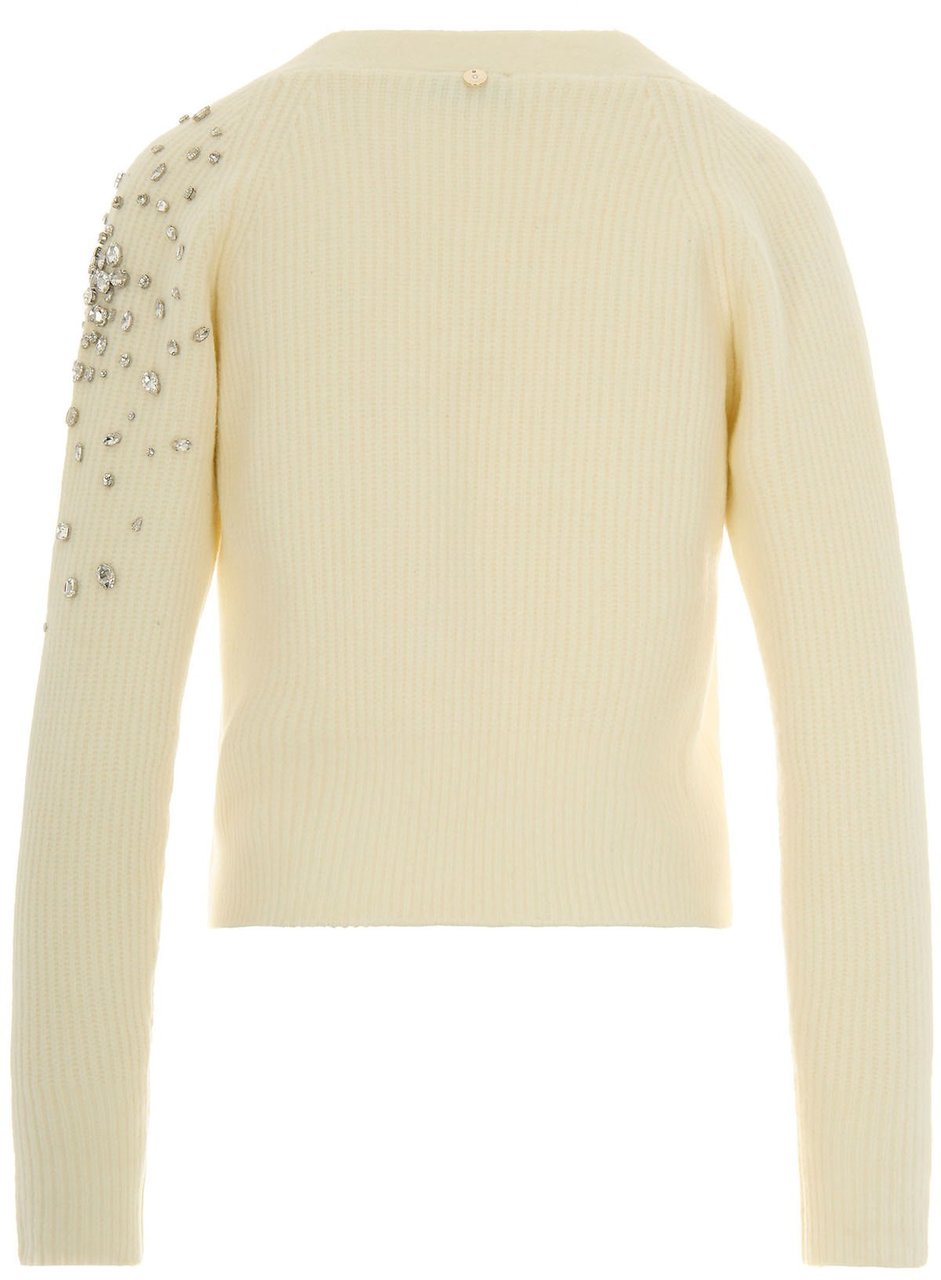 Liu Jo Sweaters Star White Wit